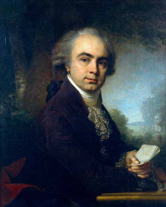 Боровиковский Владимир Лукич - Портрет неизвестного. 1790 г. Боровиковский Владимир Лукич - Портрет неизвестного в лиловом кафтане. 1790