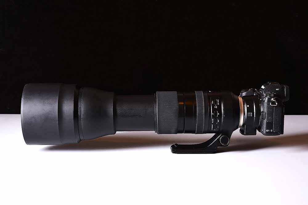 Tamron SP 150-600mm в максимальном положении Ультра-телеобъектив Tamron SP 150-600mm F/5-6,3 Di VC USD G2